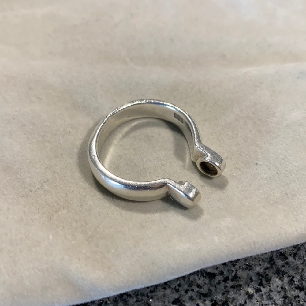 Sterling Silver Stackable Ring 8 8.5